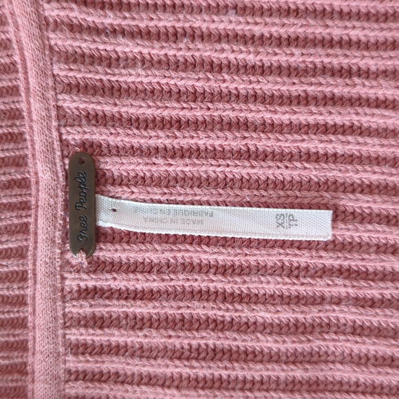 Free People Allure Sweater Dusty Rose/Pink XS/S - Picture 3 of 11